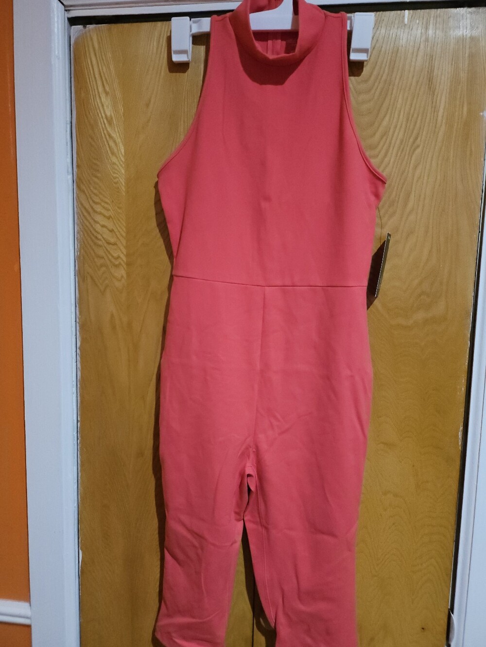 wild fable Sleeveless Coral-Pink Jumpsuit